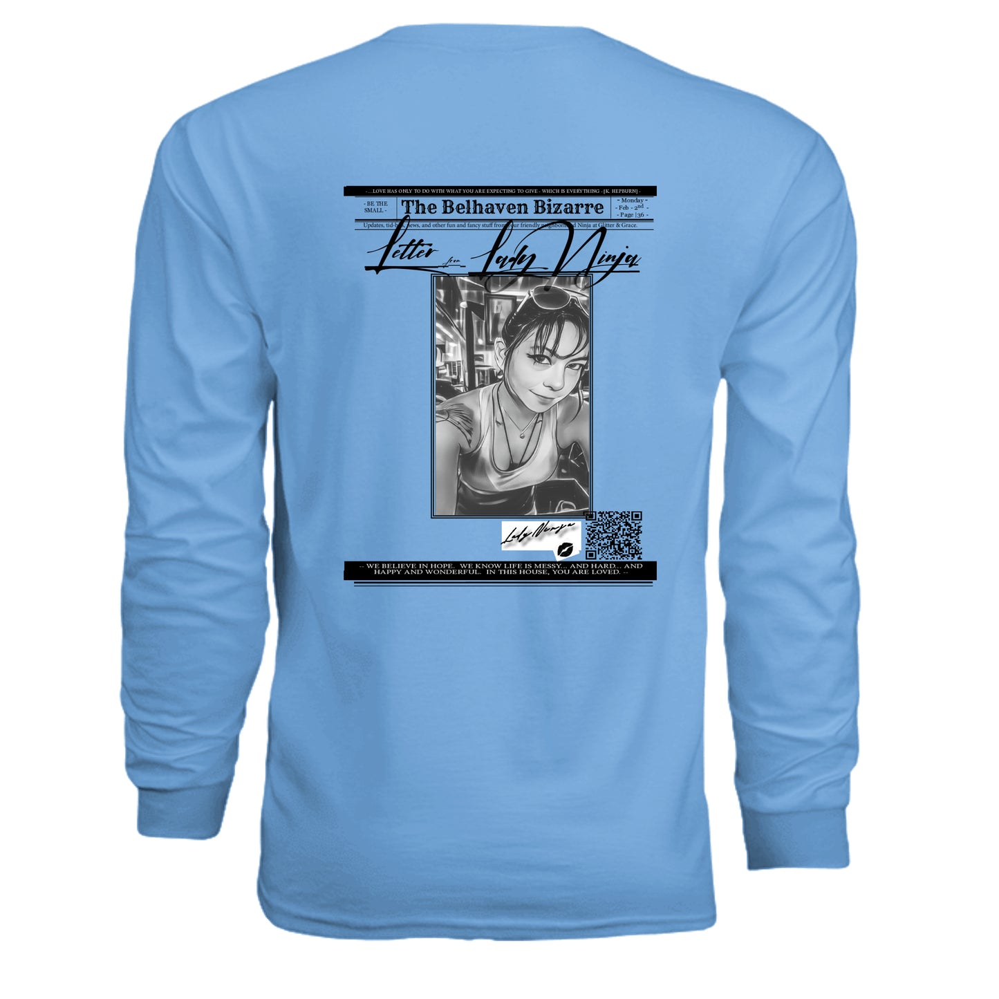 LIGHT BLUE - N3165 - BACK