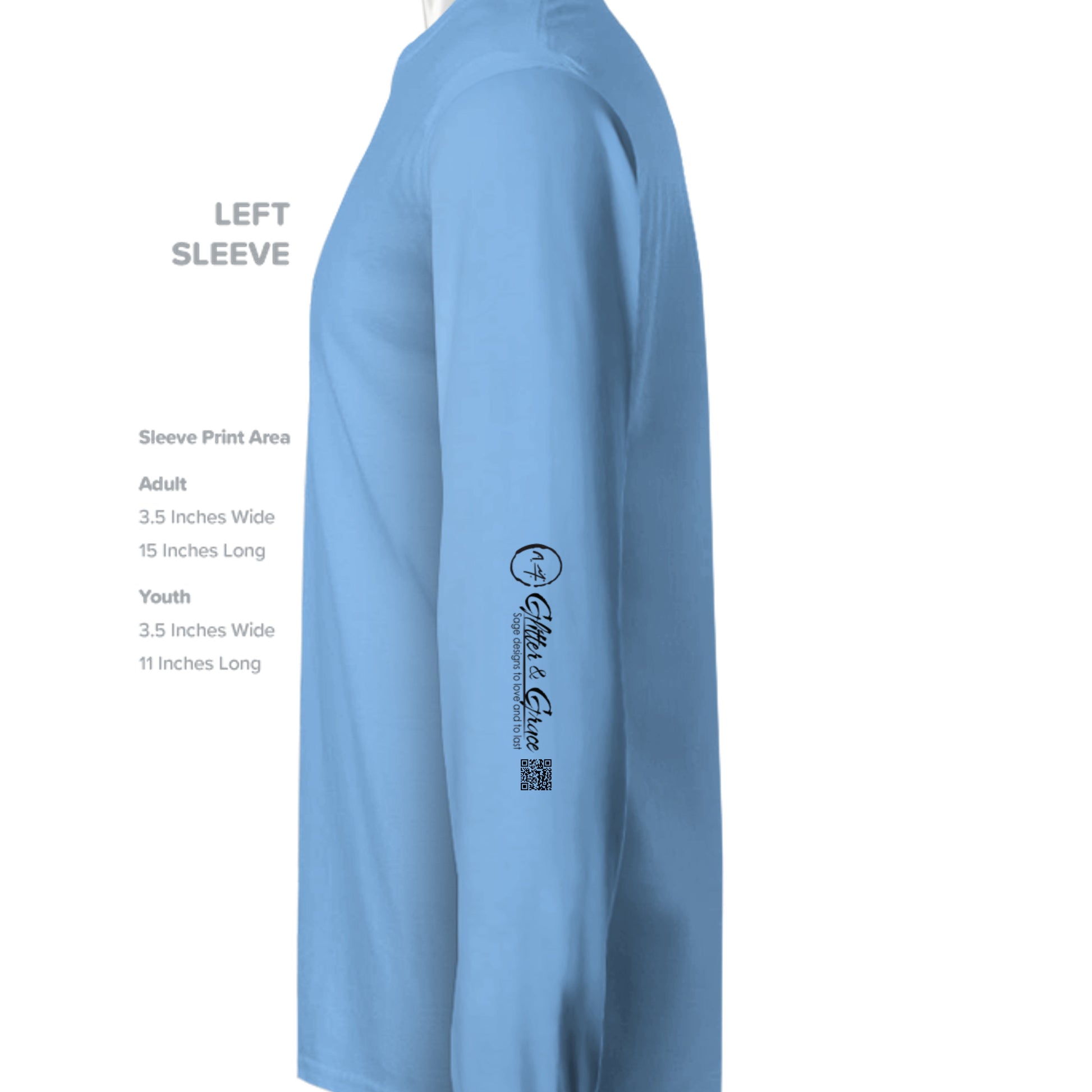 LIGHT BLUE - N3165 - SLEEVE_LEFT