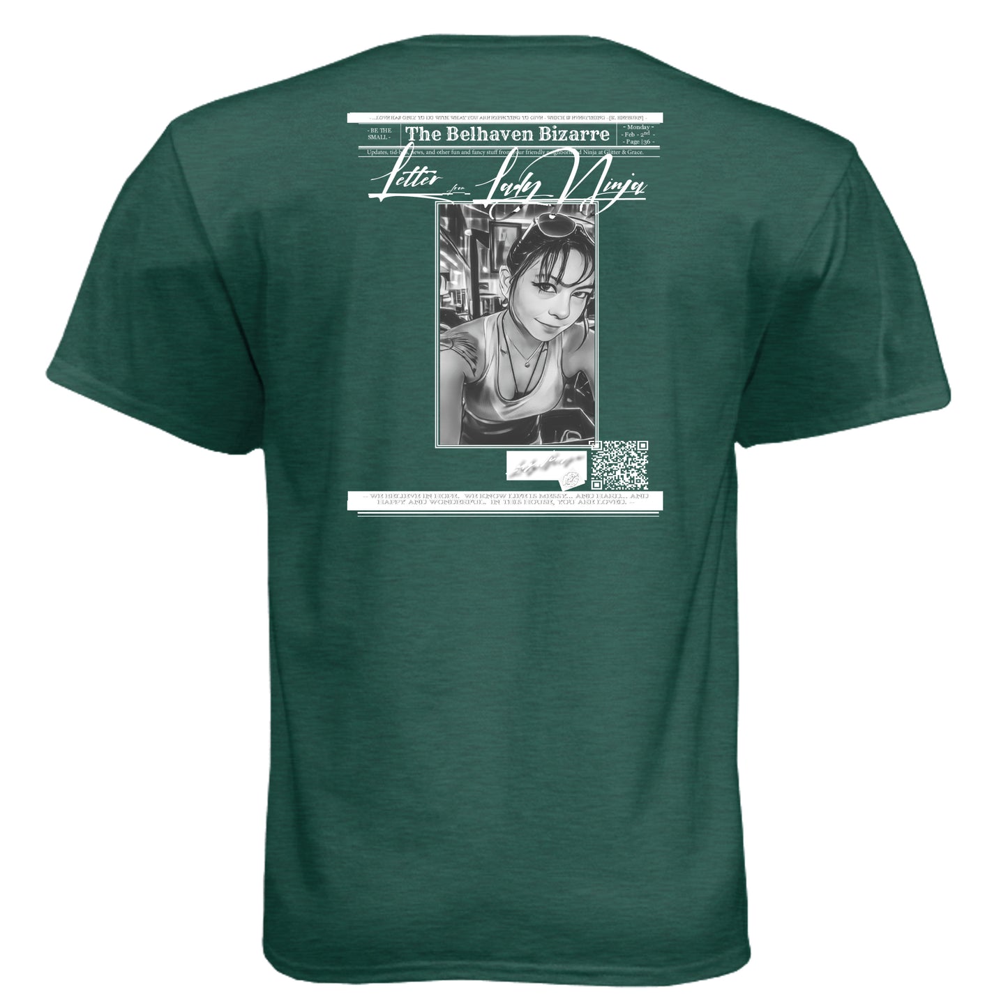 Heather Forest Green - N6210 - BACK